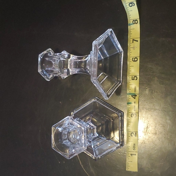 Glass Candle Stick Holder - Picture 4 of 5